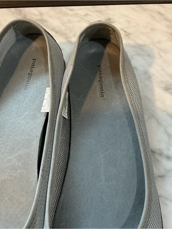 🤎 Patagonia Women’s Light Gray Maha Breathe Ballet Flats - Size 8 - Picture 4 of 9